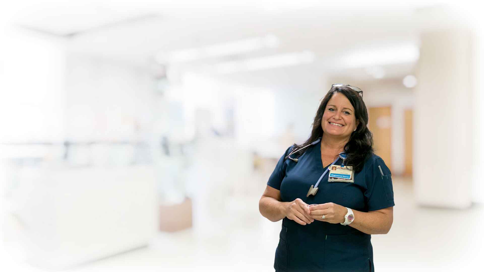 Happy healthcare professional