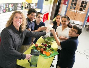 PE Teacher, Julie Land and Students