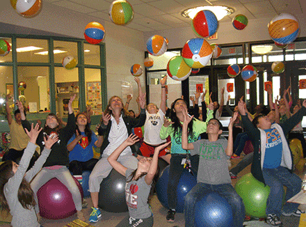 Kids and Balloons