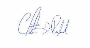 Christian Ragland signature